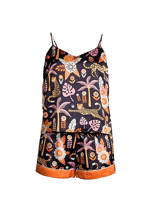 Floral Satin Sleep Set