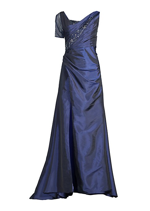 Glimmering One-Sleeve Gown