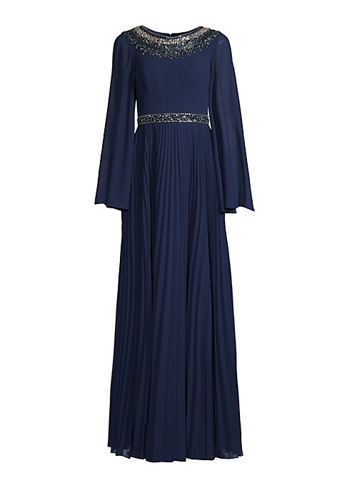 Glamorous Crystal Evening Gown