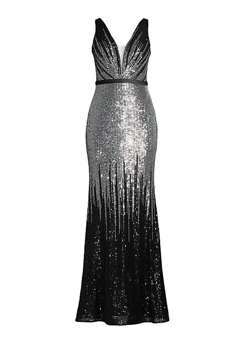 Metallic Burst Gown