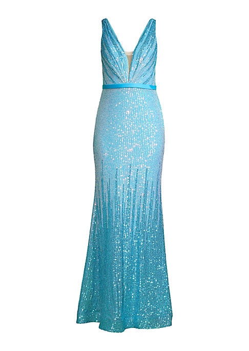 Metallic Sunburst Dress