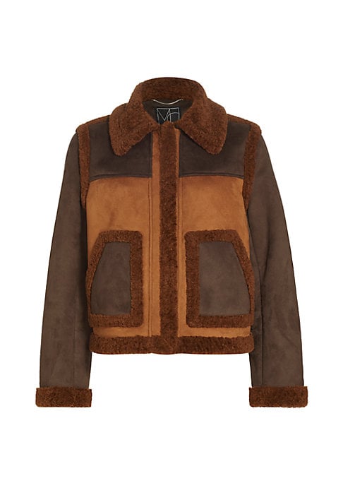 Suede & Shearling Chic Jacket