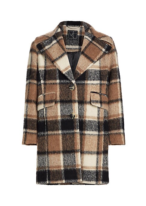 Plaid Cozy Cocoon Coat