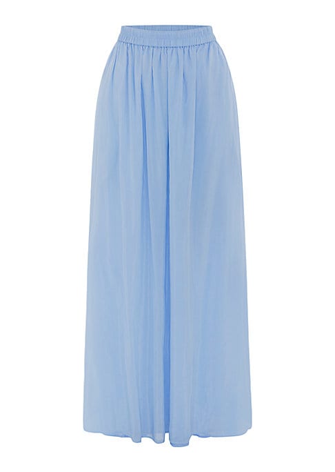 Silken Breeze Maxi Skirt