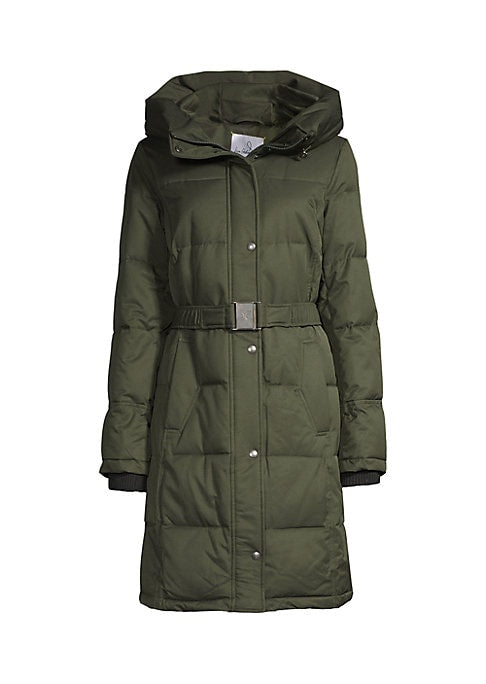 Chic Waist-Defined Puffer