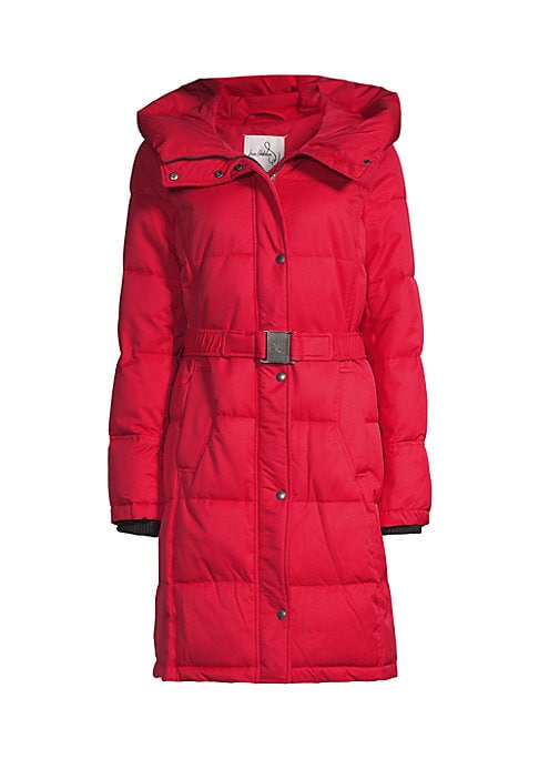 Chic Waist Puffer Coat