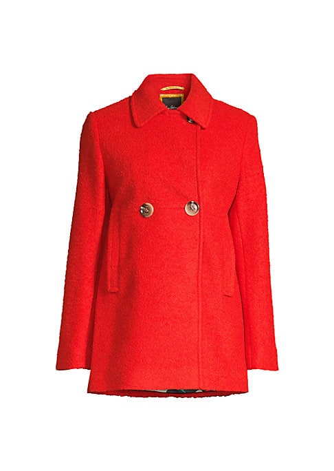 Plush Bouclé Coat