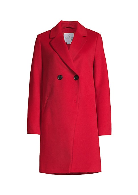 Chic Cutaway Wool Coat