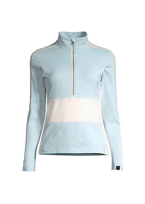 Chic Colorblock Zip Jacket