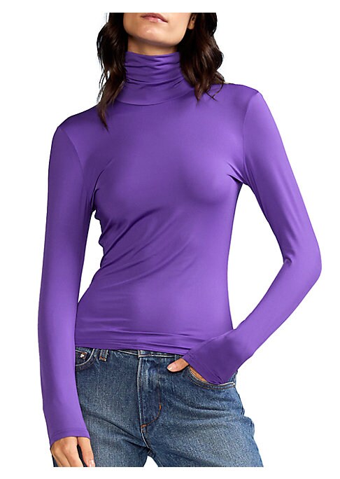 Chic Fitted Turtleneck Top
