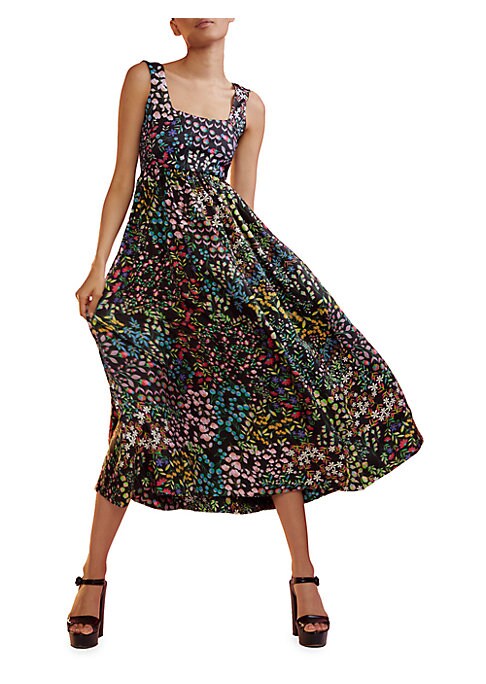 Floral A-Line Dress