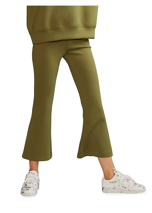 Tailored Flare Stretch Pants