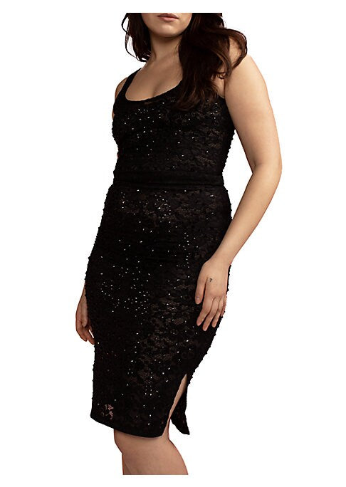 Luxe Crystal Lace Tank