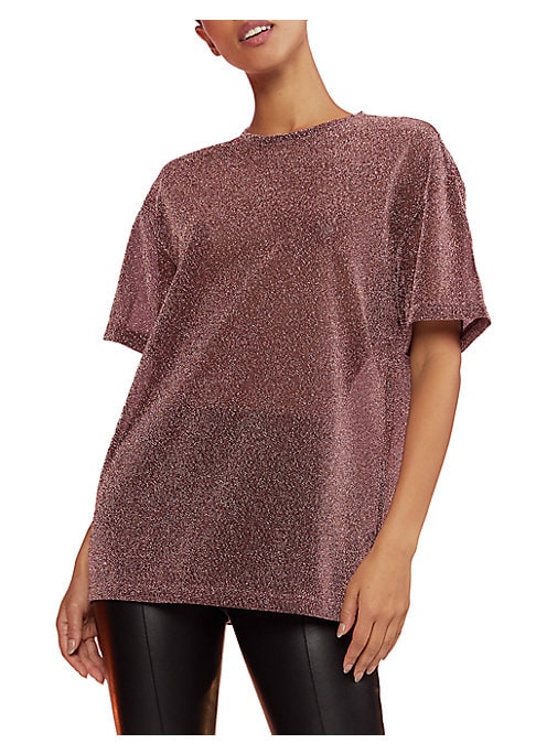 Glimmering Mesh Tee