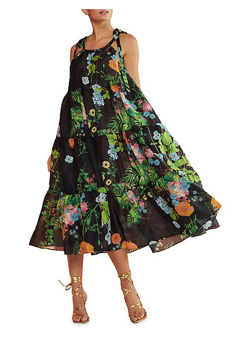 Floral Breeze Midi Dress