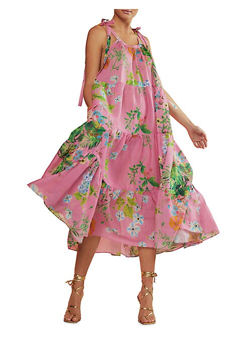 Floral Swing Midi Dress