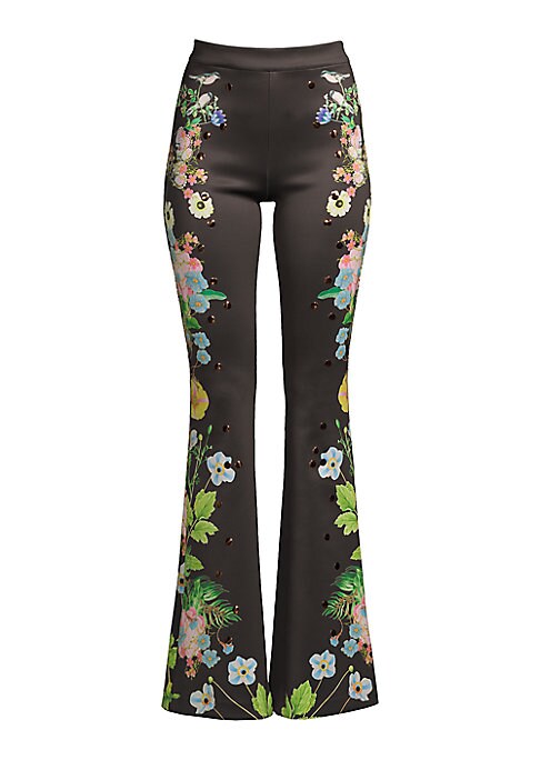 Flare Floral Charm Pants