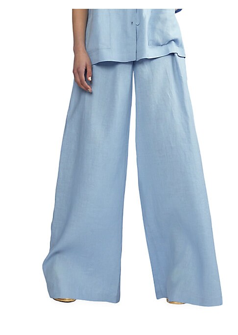 Luxe Linen Wide Leg Trousers