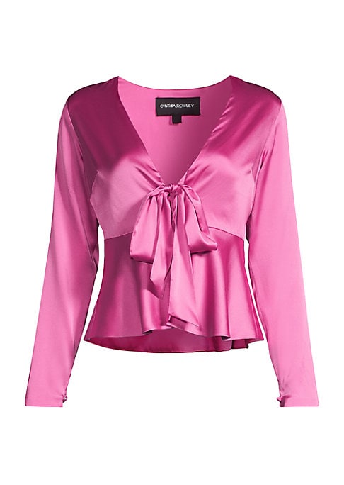Silk V-Neck Blouse