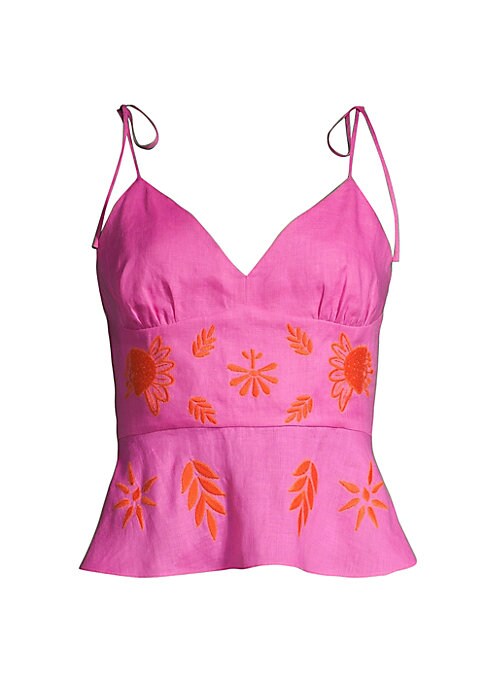 Floral Peplum Tank