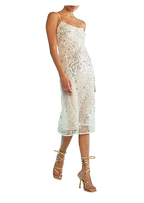 Sequin Scoop Dress