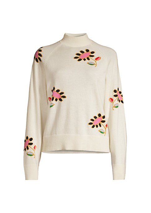 Floral Knit Cozy Sweater