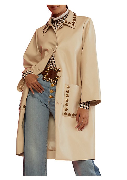 Elegant Studded Car Jacket