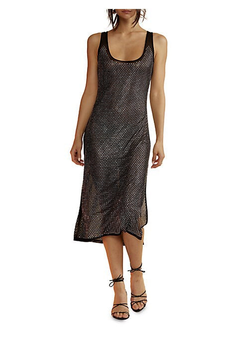 Sparkling Midi Crystal Dress