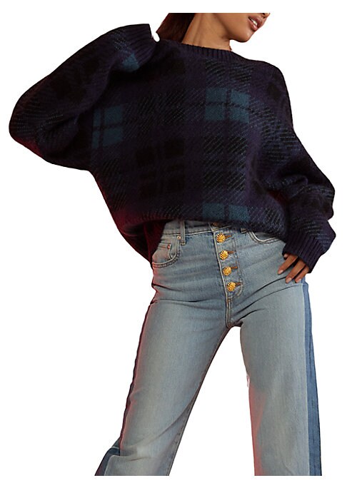 Cozy Plaid Pullover