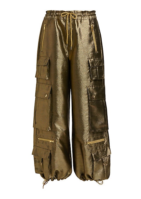 Shimmering Utility Trousers
