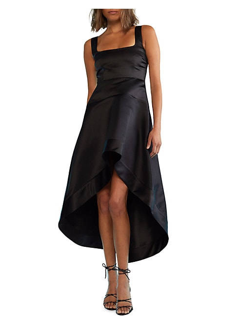 Dramatic Satin Elegance Dress