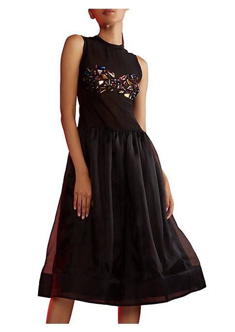 Glimmering Midi Fit & Flare