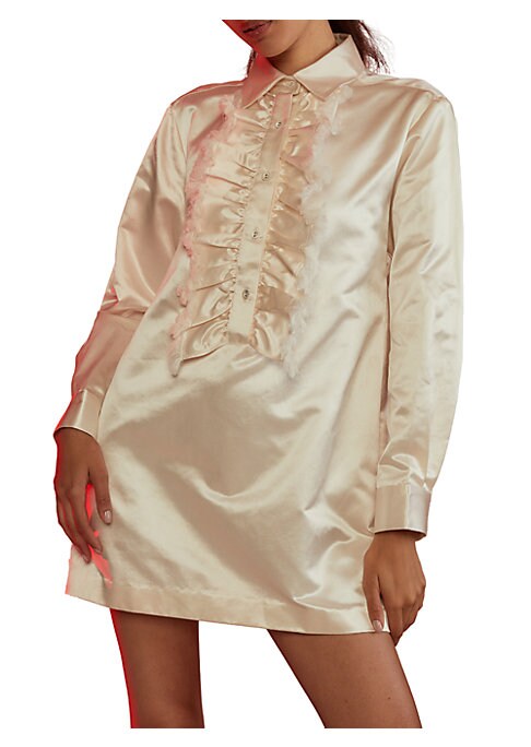 Ruffled Elegance Mini Dress