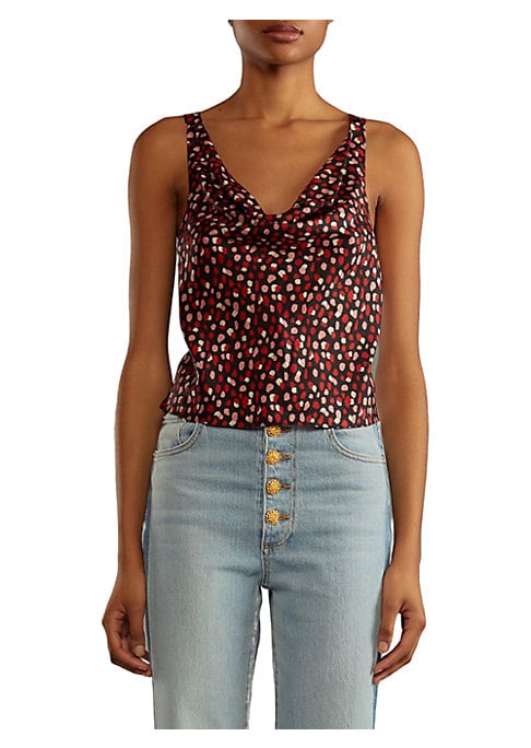 Silk Cowlneck Elegance
