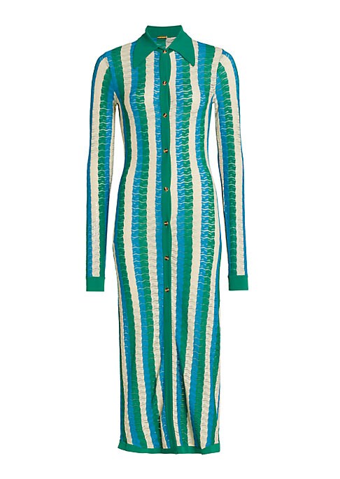 Colorful Striped Maxi Dress