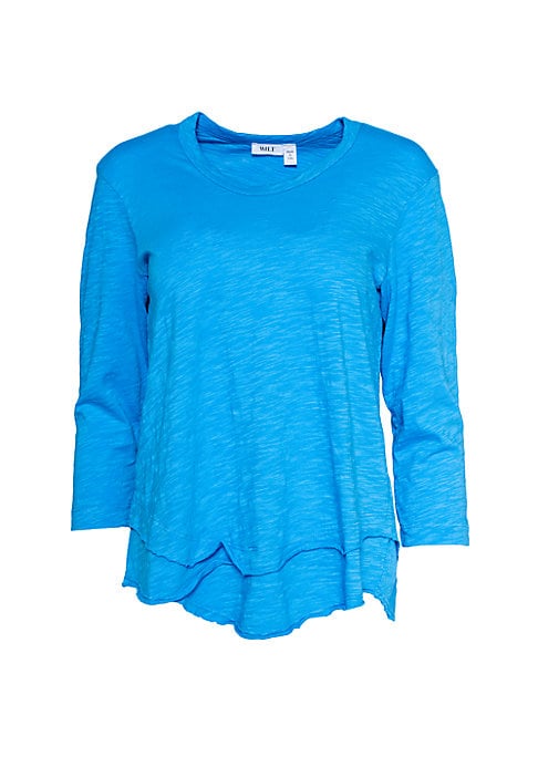 Chic Layered Slub Tee