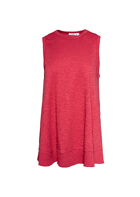 Cropped Ribbed Shell Top