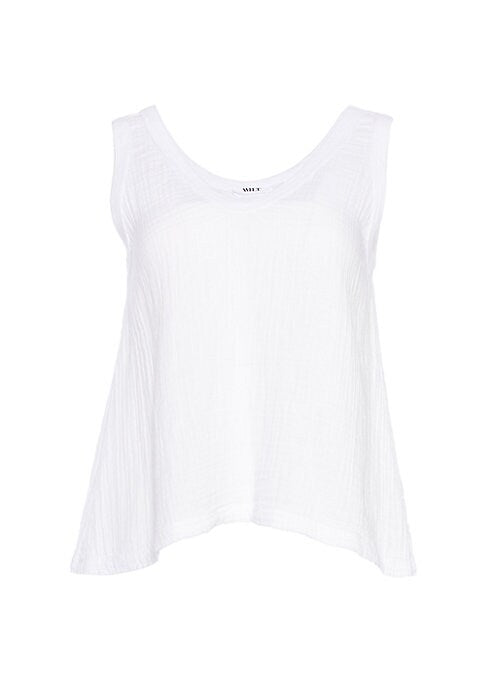 Gauzy V-Neck Tank