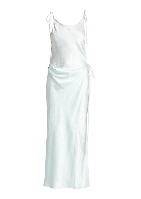 Elegant Satin Maxi Dress