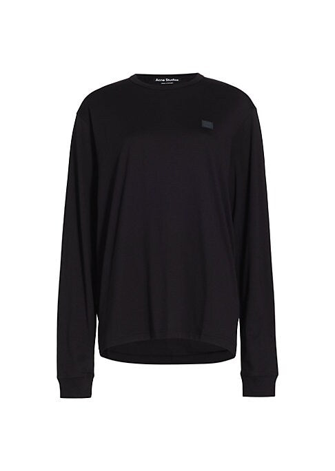 Tonal Appliqué Crew Sweatshirt