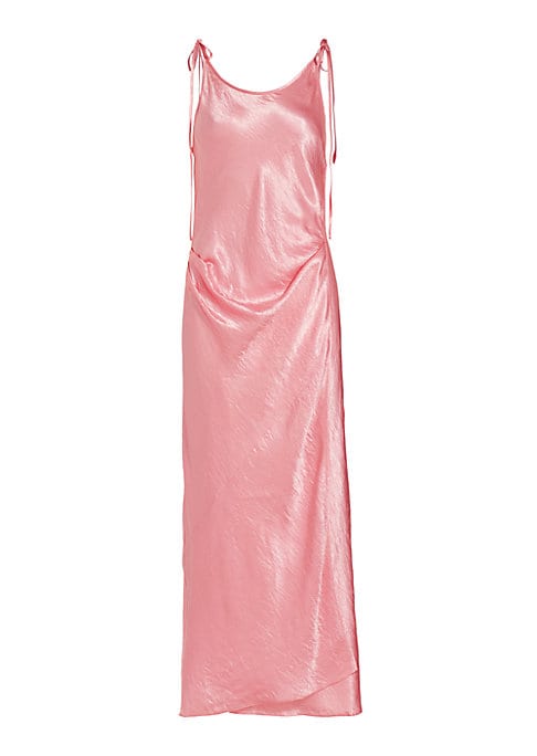 Lustrous Wrap Dress