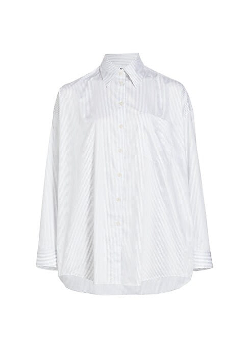 Relaxed Striped Cotton Shirt