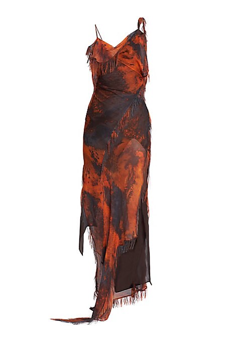 Chic Fringe Chiffon Dress