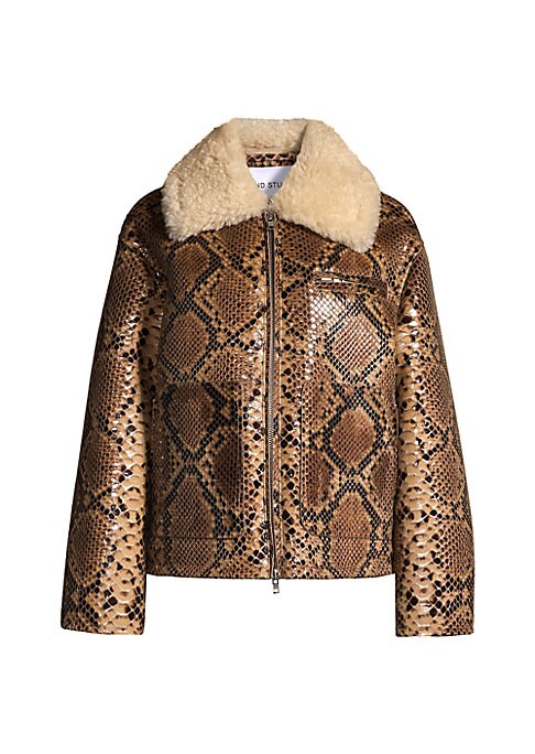 Snakeskin Chic Jacket