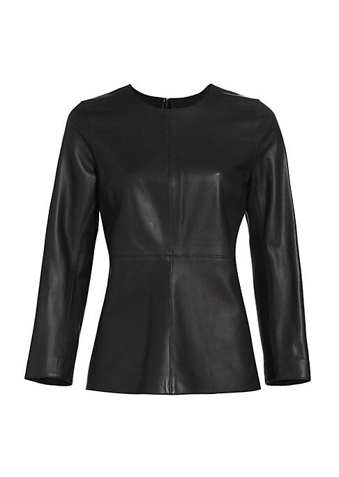 Luxe Leather Paneled Top