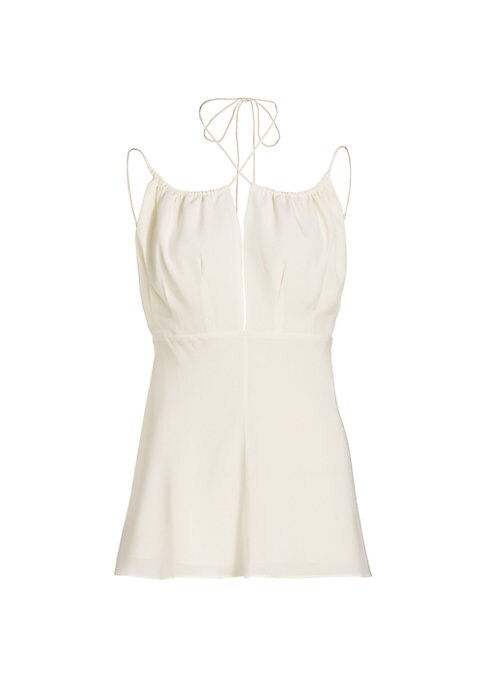 Silk Chic Halter Top
