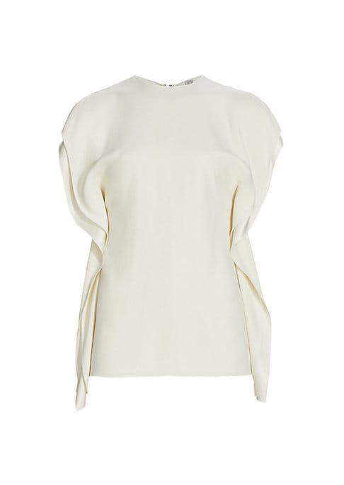 Draped Satin Charm Top