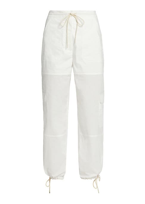 Adjustable Cotton Cargo Pants