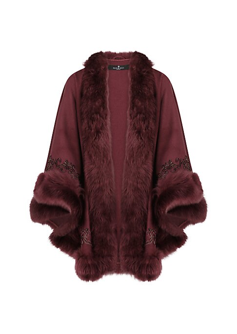 Luxe Lamb Trim Cape