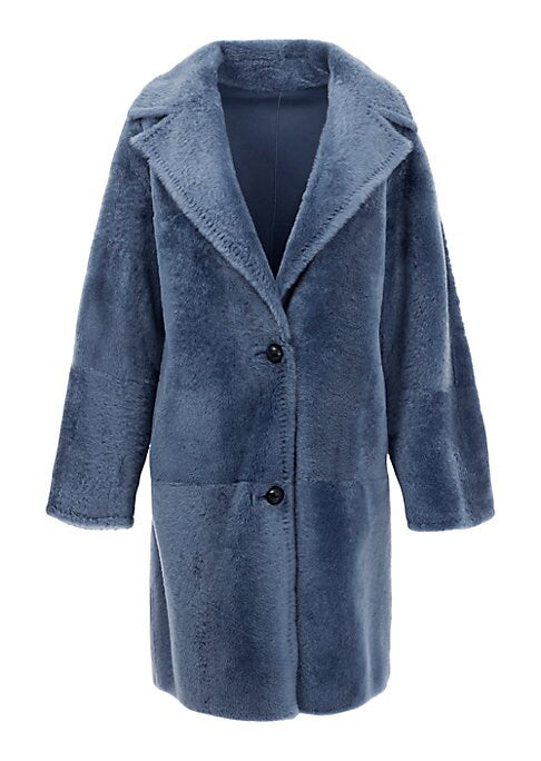 Shearling Chic Reversible Coat